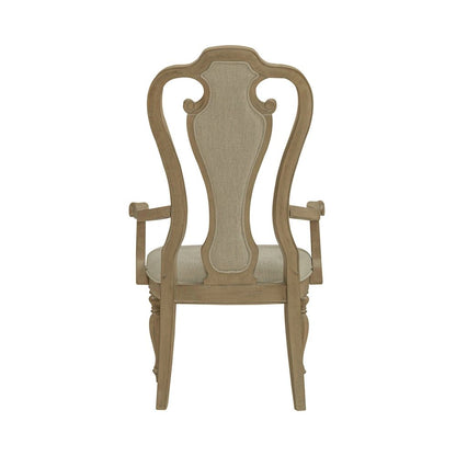 Magnolia Manor Splat Back Arm Chair (RTA) - Set of 2 in Weathered Bisque