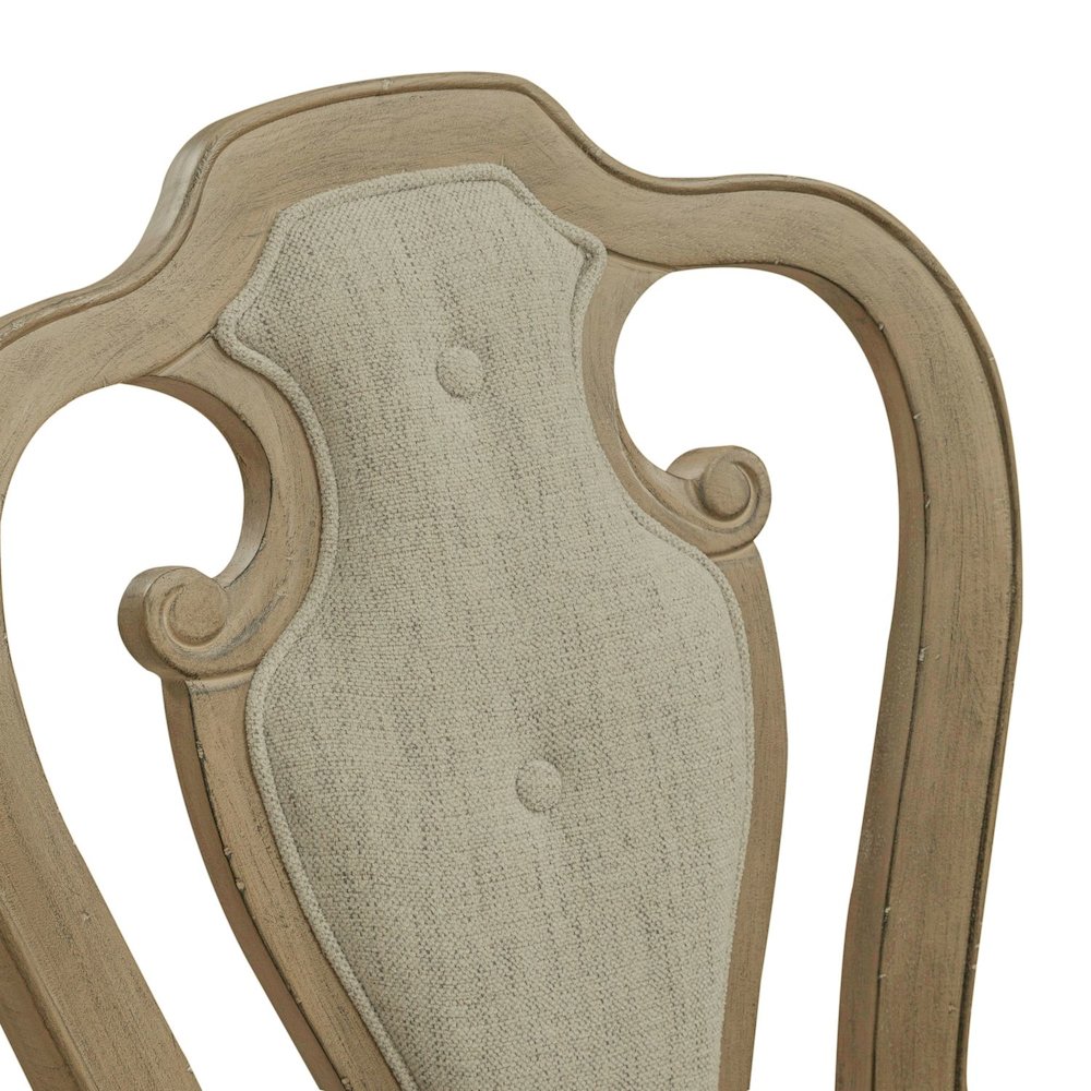 Magnolia Manor Splat Back Arm Chair (RTA) - Set of 2 in Weathered Bisque