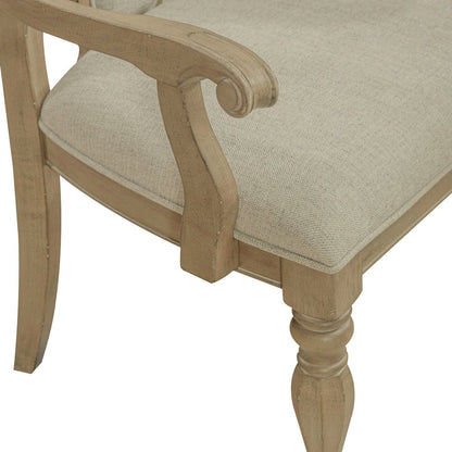 Magnolia Manor Splat Back Arm Chair (RTA) - Set of 2 in Weathered Bisque