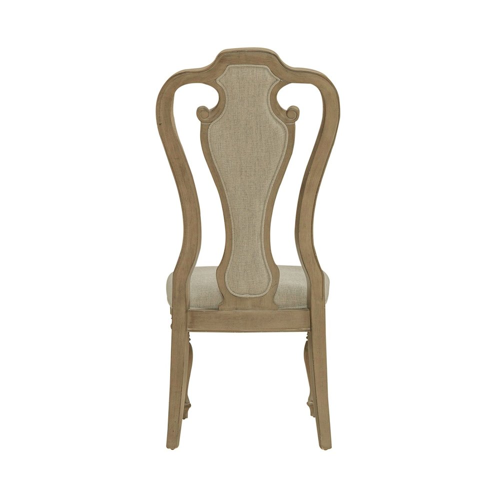 Magnolia Manor Splat Back Uph Side Chair (RTA) - Set of 2 in Weathered Bisque