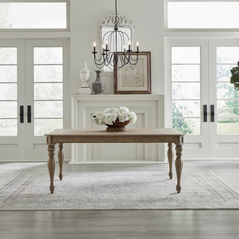 Magnolia Manor Opt 5 Piece Rectangular Table Set - Weathered Bisque