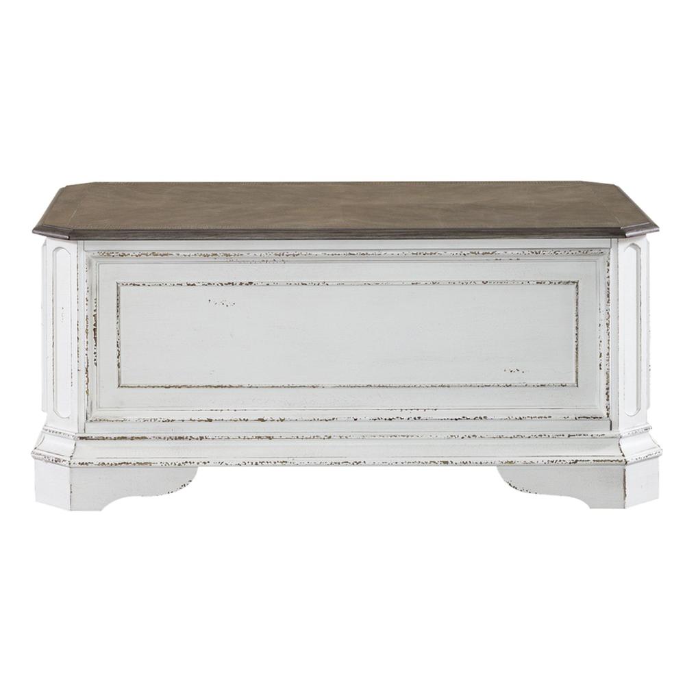 Magnolia Manor Storage Trunk in Antique White