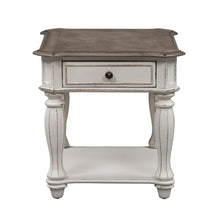 Magnolia Manor End Table in Antique White