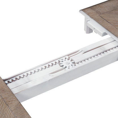 Magnolia Manor Leg Table in Antique White
