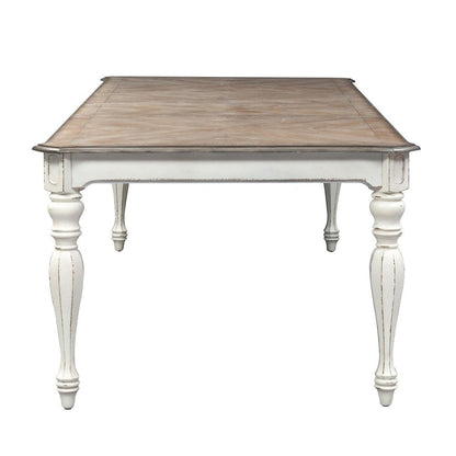 Magnolia Manor Rectangular Leg Table in Antique White