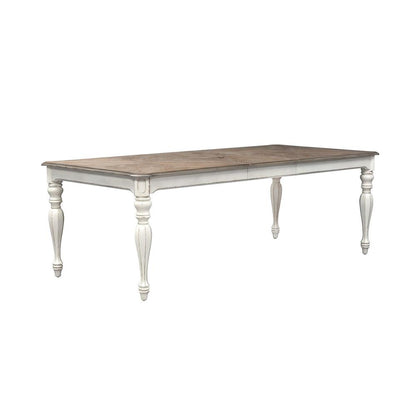 Magnolia Manor Rectangular Leg Table in Antique White