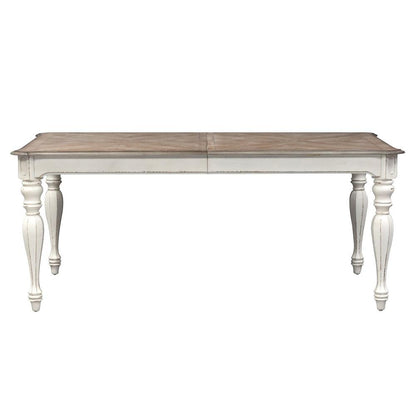 Magnolia Manor Rectangular Leg Table in Antique White