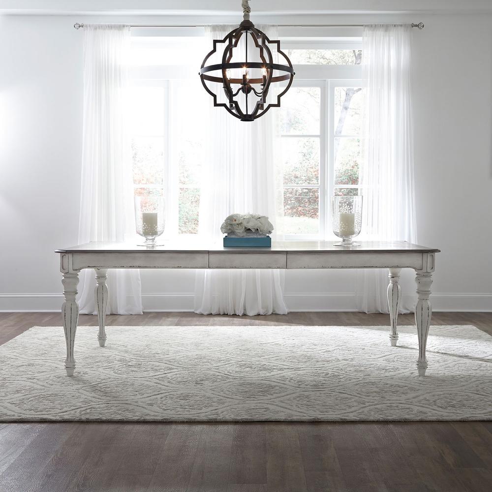 Magnolia Manor Rectangular Leg Table in Antique White