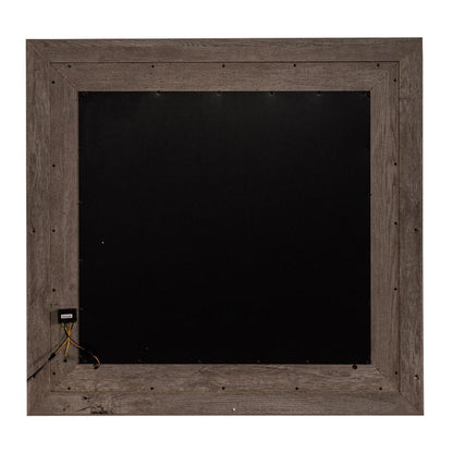 Horizons Lighted Mirror in Graystone