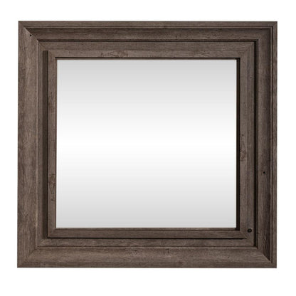 Horizons Lighted Mirror in Graystone