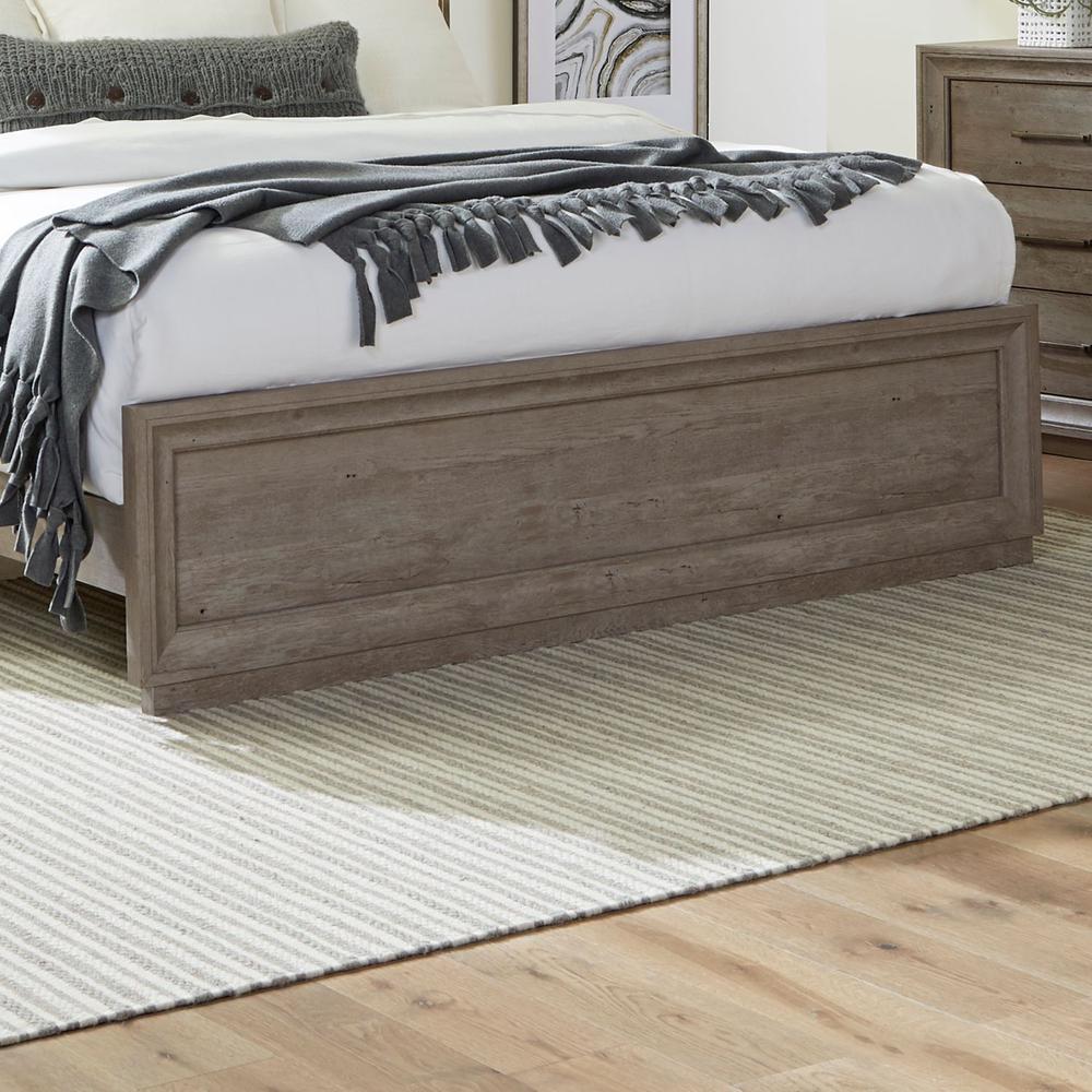 Horizons Queen Panel Bed in Graystone
