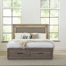 Horizons Queen Storage Bed in Graystone