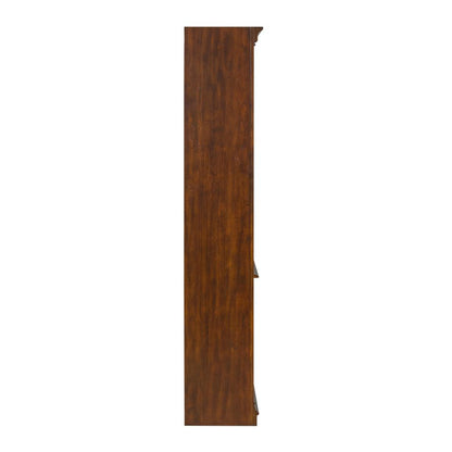 Brayton Manor Jr Executive Open Bookcase in Cognac