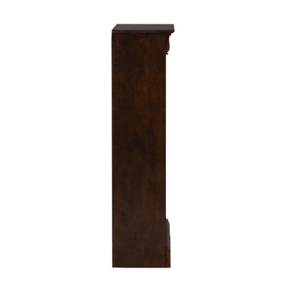 Brayton Manor Jr Executive 48 Inch Bookcase (RTA) in Cognac