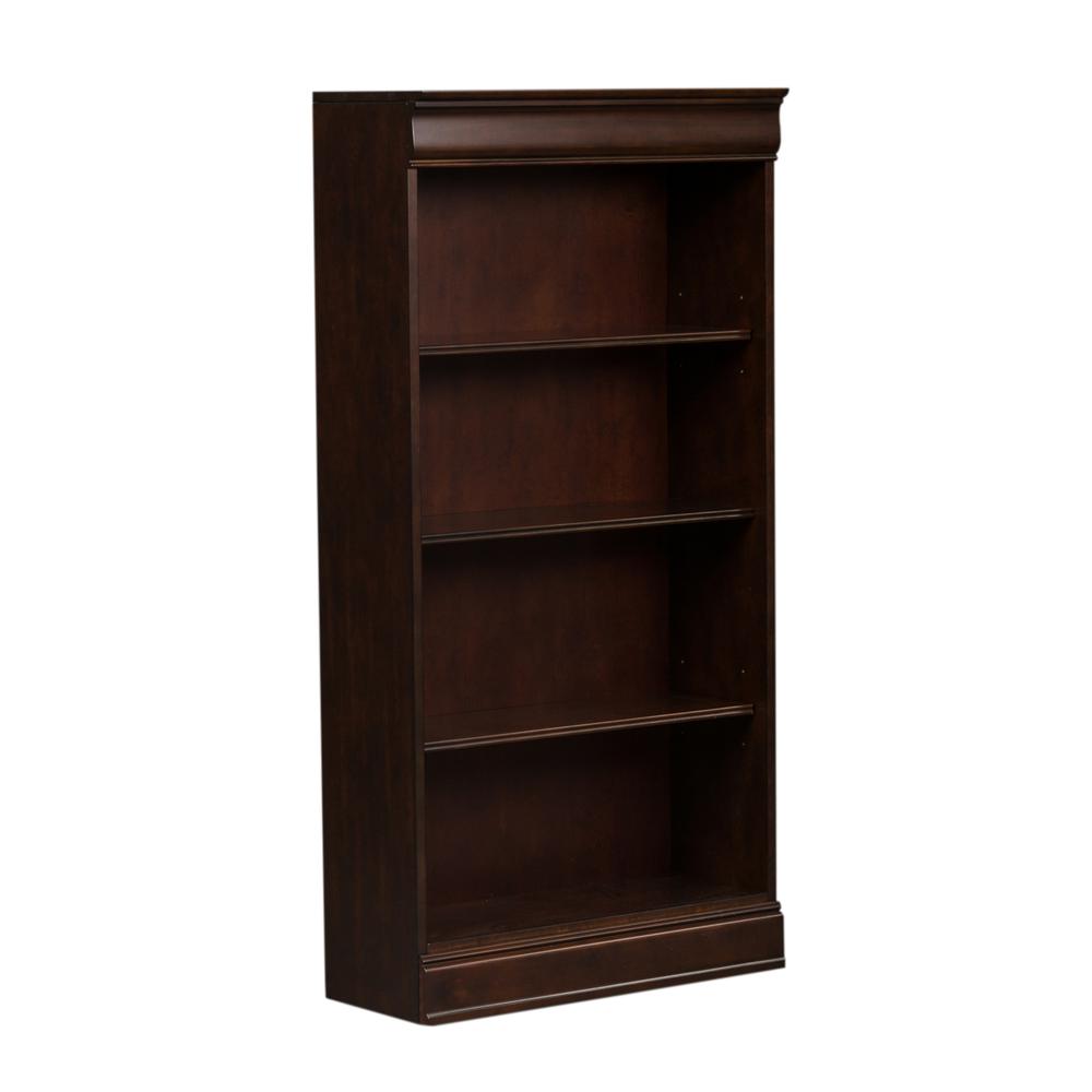 Brayton Manor Jr Executive 60 Inch Bookcase (RTA) in Cognac