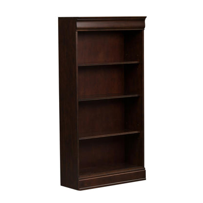 Brayton Manor Jr Executive 60 Inch Bookcase (RTA) in Cognac