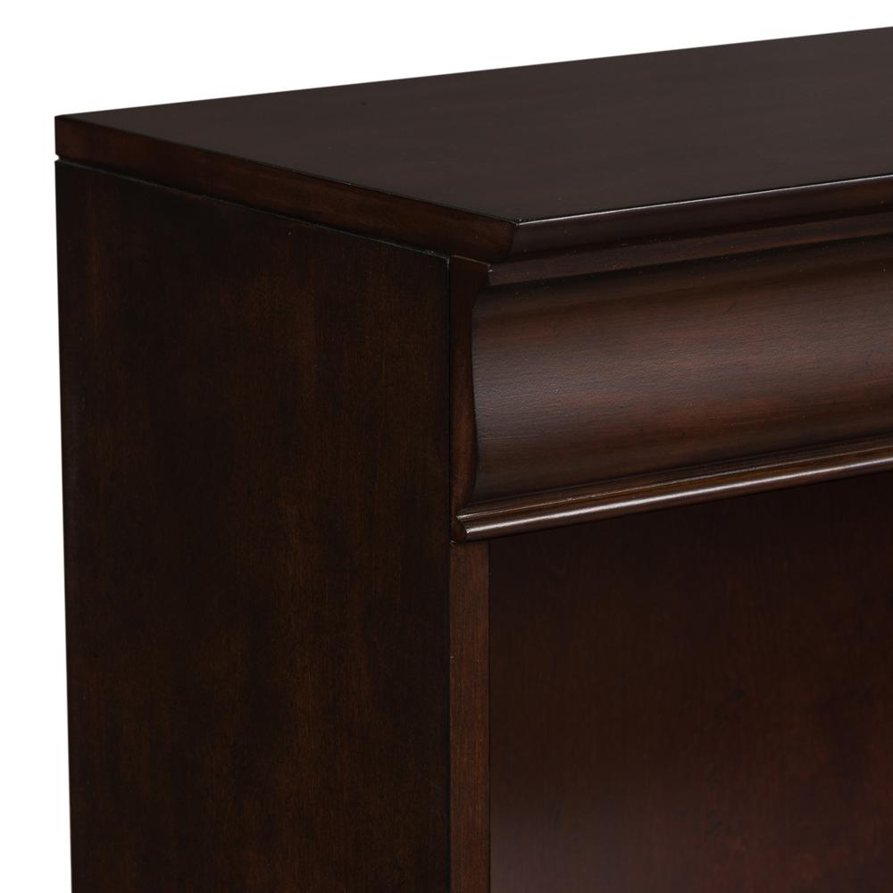 Brayton Manor Jr Executive 60 Inch Bookcase (RTA) in Cognac