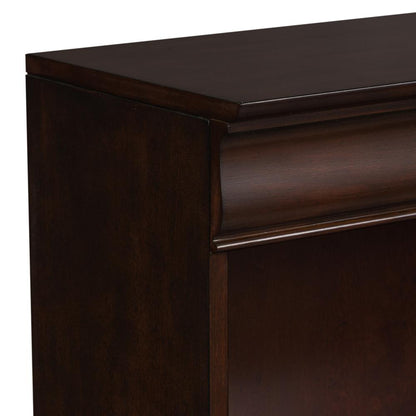 Brayton Manor Jr Executive 60 Inch Bookcase (RTA) in Cognac