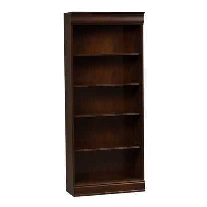 Brayton Manor Jr Executive 72 Inch Bookcase (RTA) in Cognac