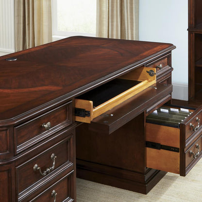 Brayton Manor 5 Piece Jr Executive Set in Cognac