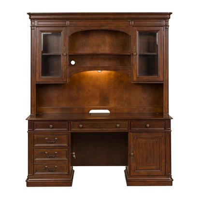 Brayton Manor 5 Piece Jr Executive Set in Cognac
