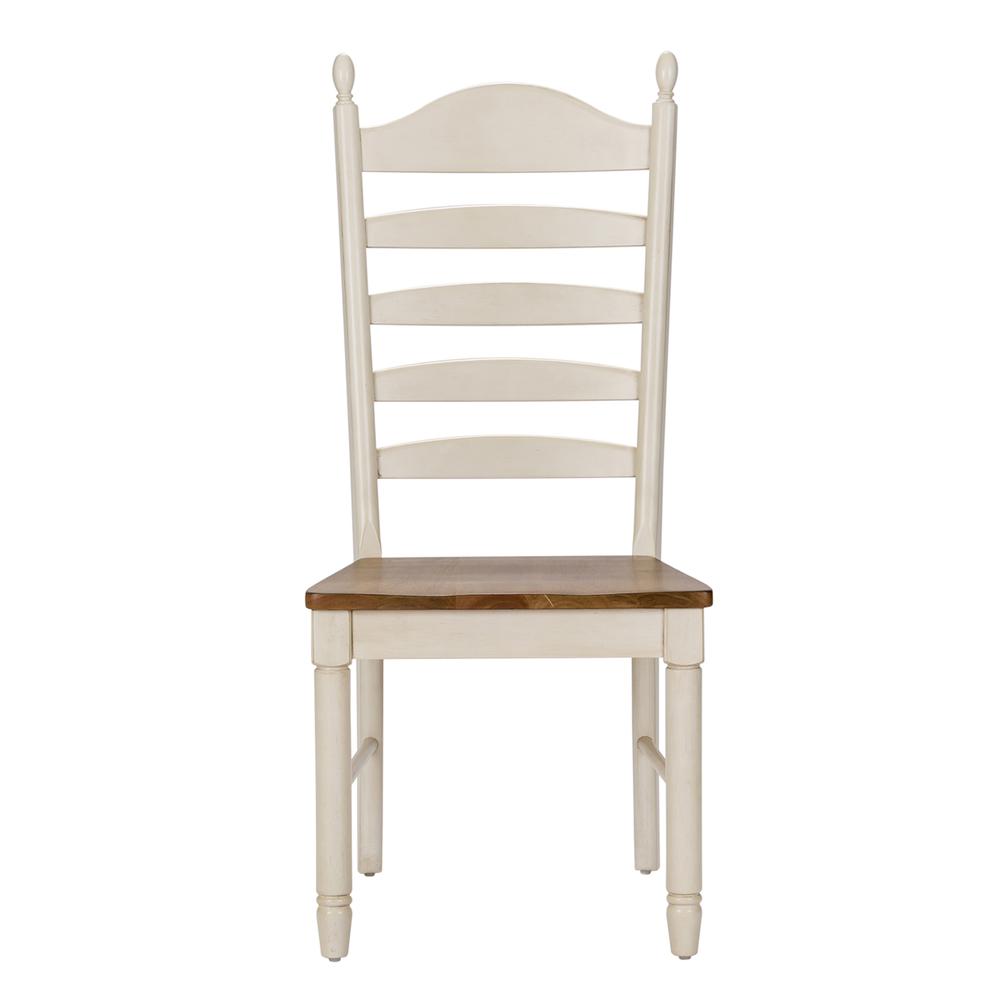Springfield Ladder Back Side Chair (RTA) in Honey