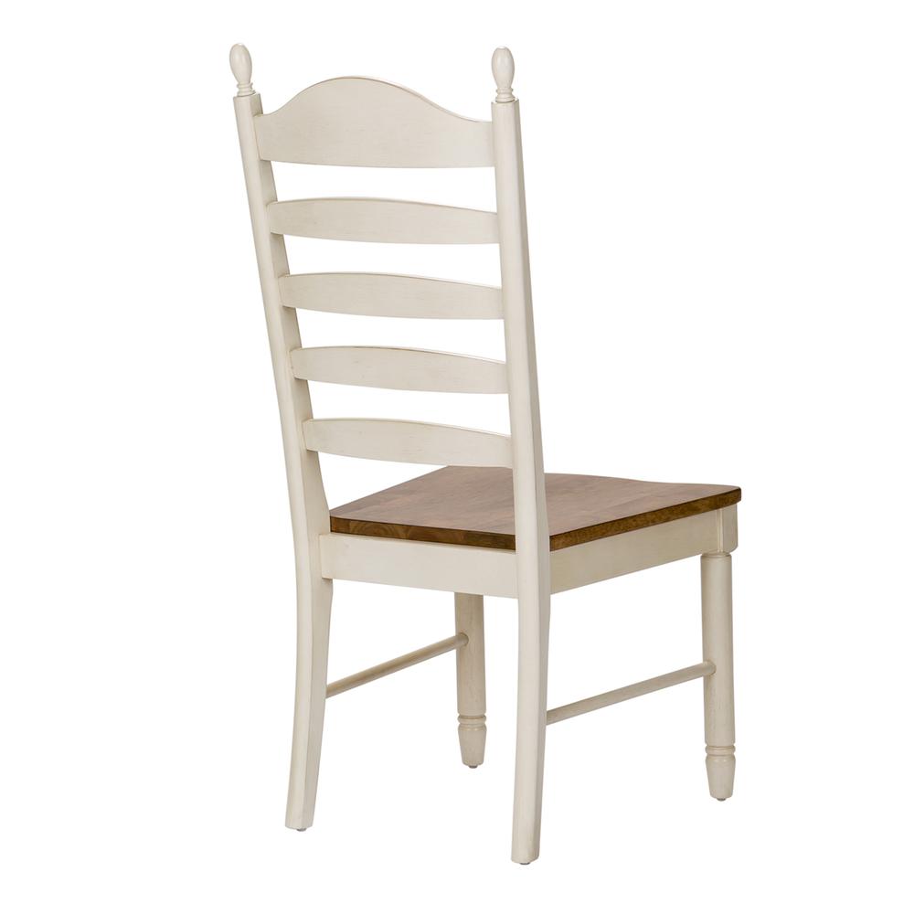 Springfield Ladder Back Side Chair (RTA) in Honey