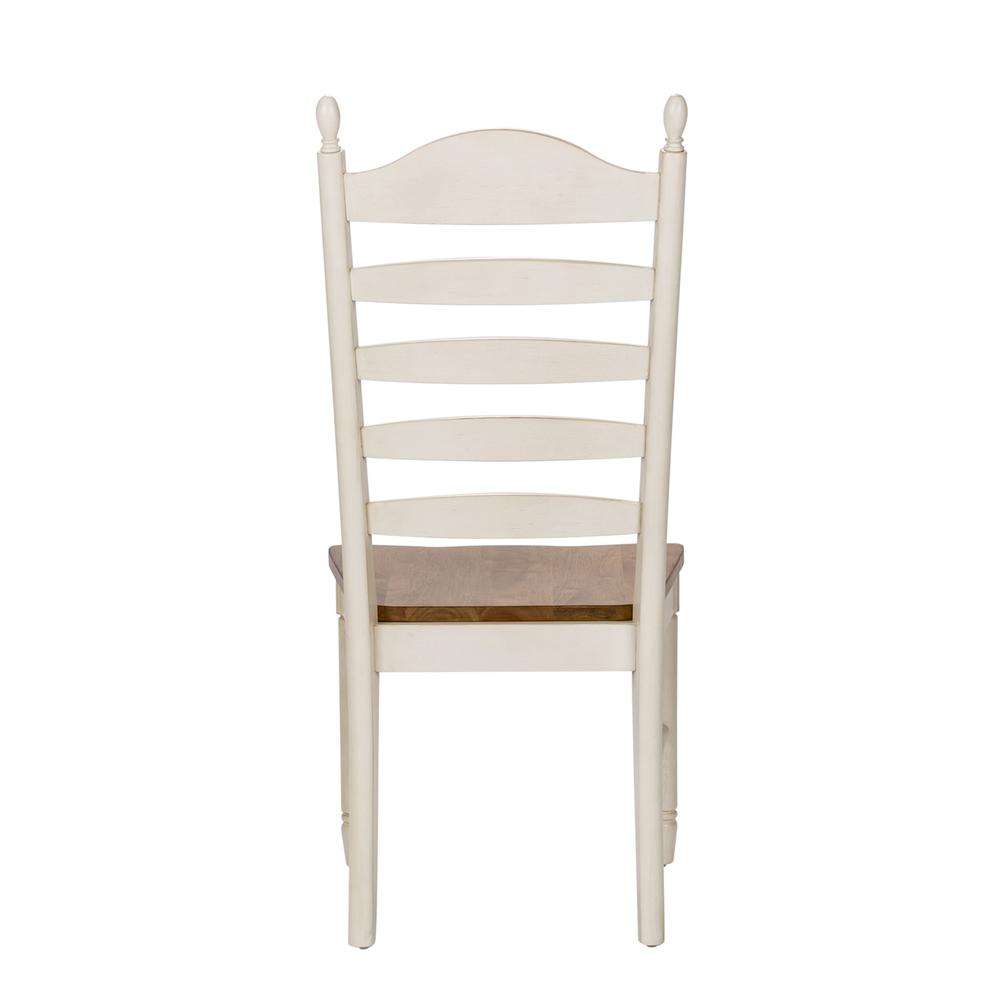 Springfield Ladder Back Side Chair (RTA) in Honey