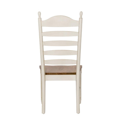 Springfield Ladder Back Side Chair (RTA) in Honey