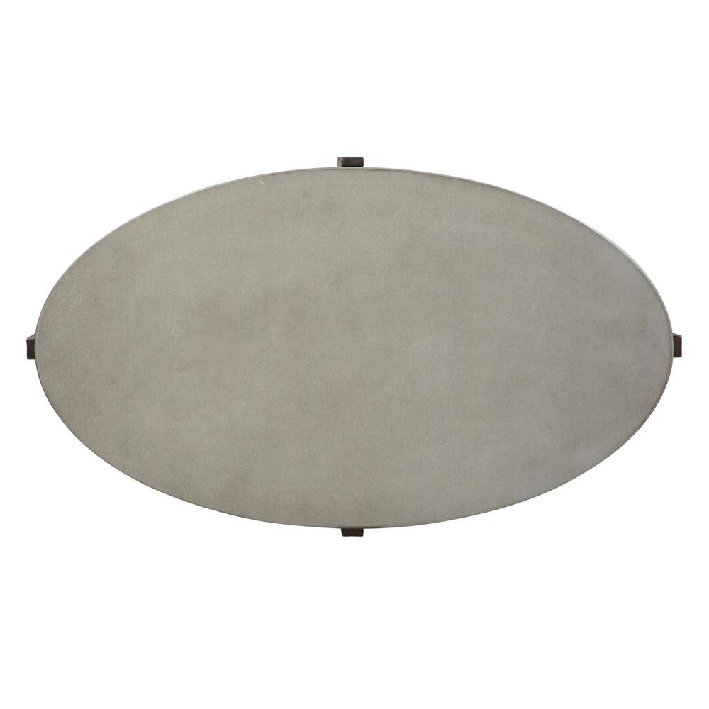 Cascade Round Cocktail Table in Wirebrush Rustic Brown