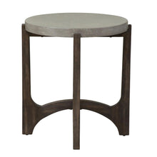 Cascade End Table in Wirebrush Rustic Brown