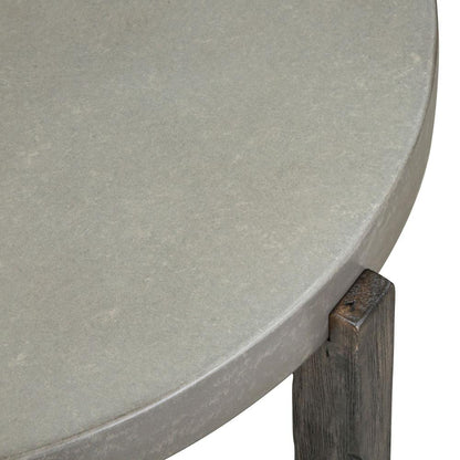 Cascade End Table in Wirebrush Rustic Brown