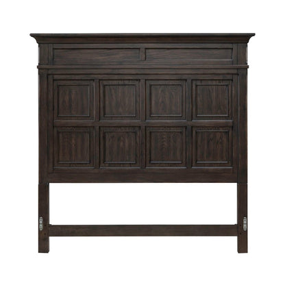 Paradise Valley Queen Panel Bed Headboard - Saddle Brown