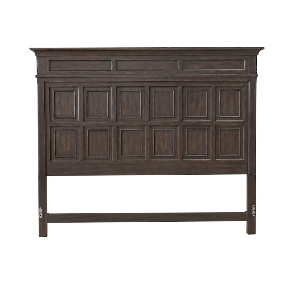 Paradise Valley King Panel Bed Headboard - Saddle Brown