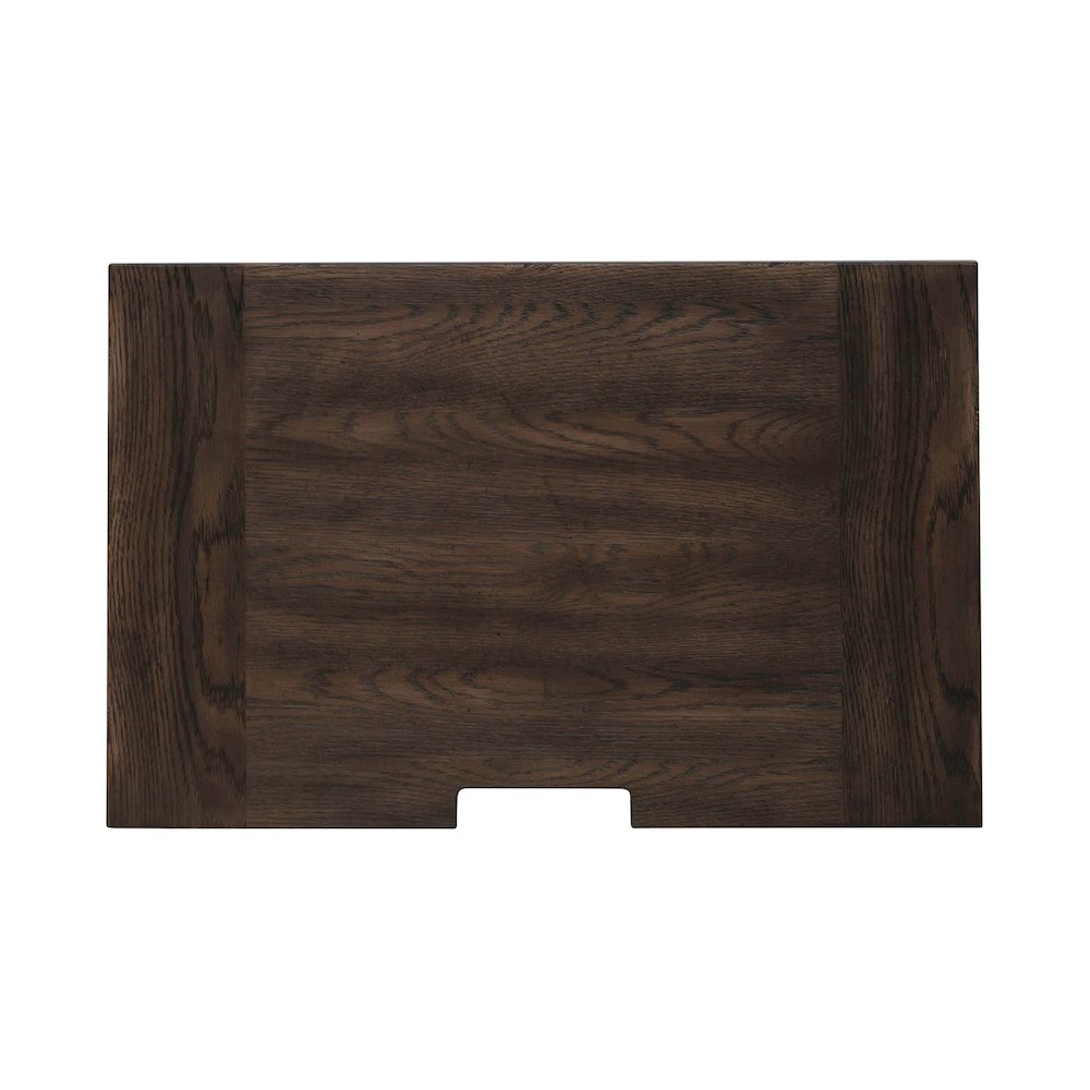 Paradise Valley Bedroom Nightstand with AC USB Charging Station - Saddle Brown