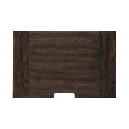 Paradise Valley Bedroom Nightstand with AC USB Charging Station - Saddle Brown