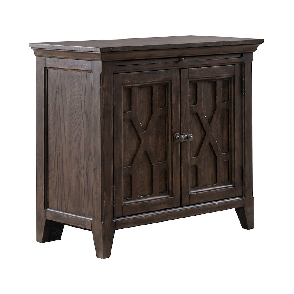 Paradise Valley 2 Door Bedside Chest - Saddle Brown