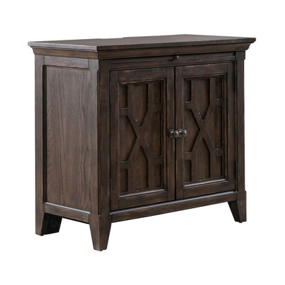 Paradise Valley 2 Door Bedside Chest - Saddle Brown