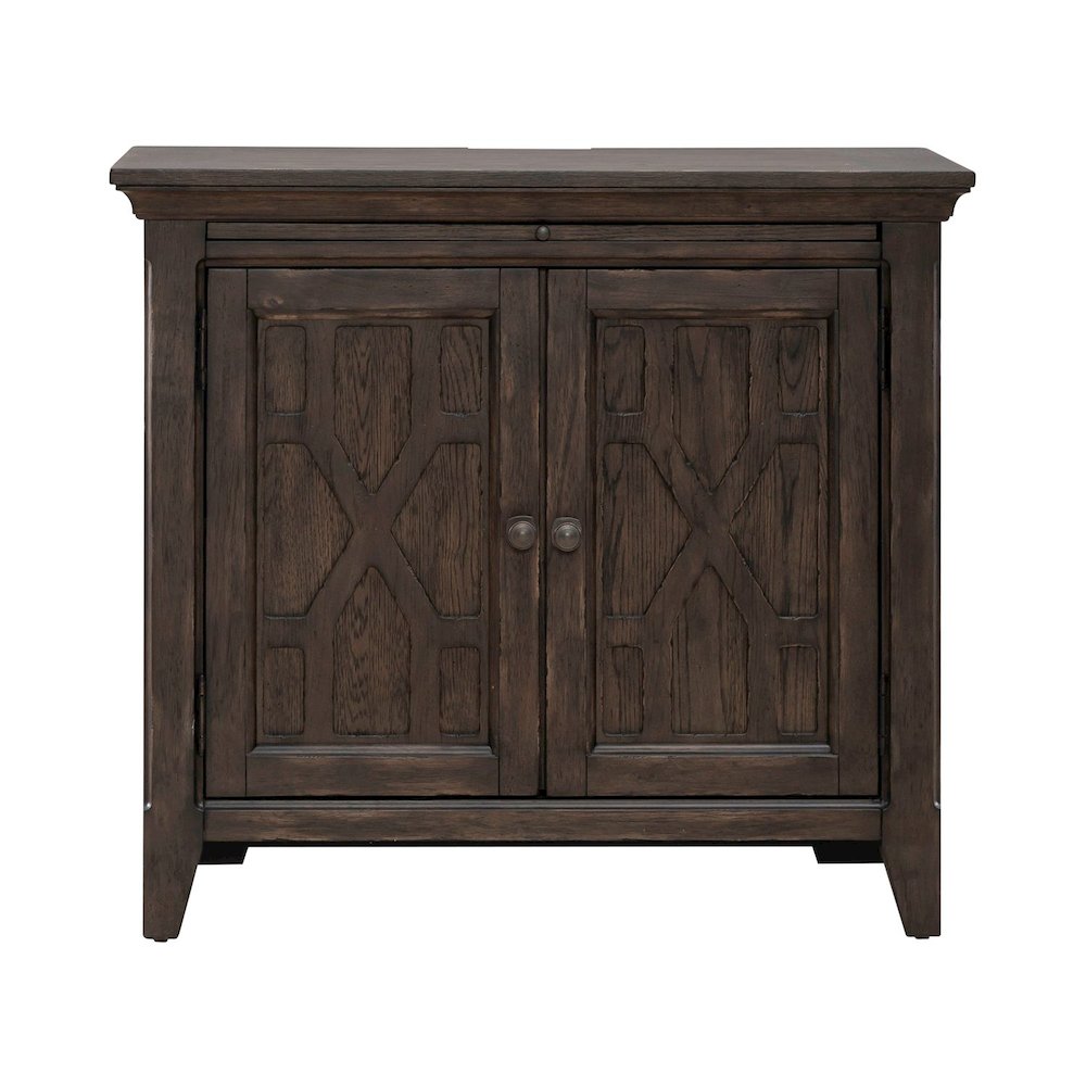 Paradise Valley 2 Door Bedside Chest - Saddle Brown