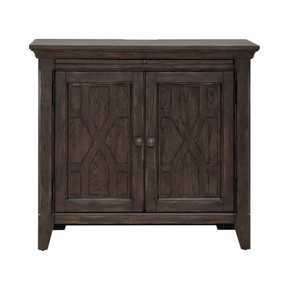 Paradise Valley 2 Door Bedside Chest - Saddle Brown
