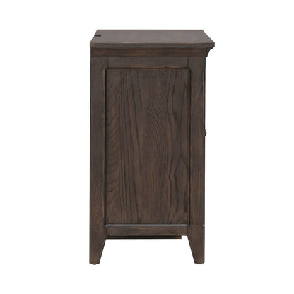 Paradise Valley 2 Door Bedside Chest - Saddle Brown