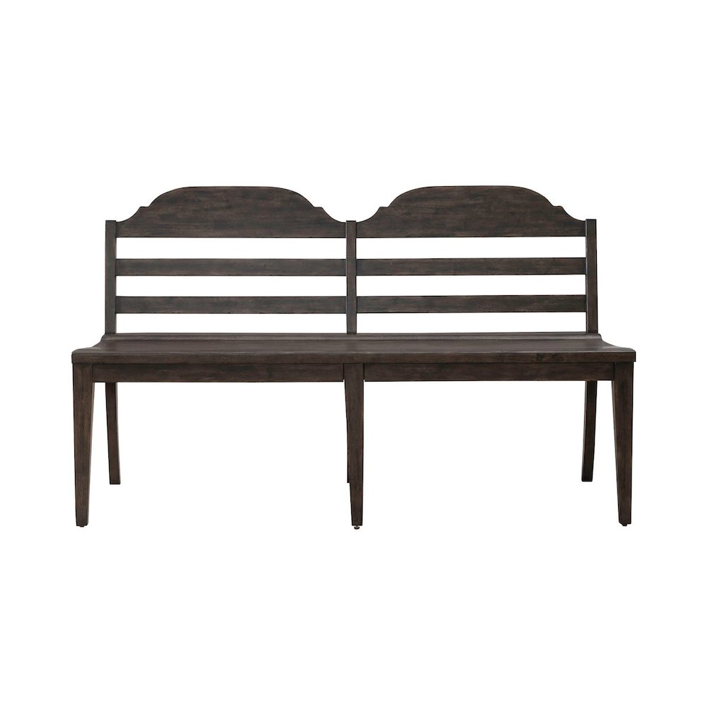 Paradise Valley Ladder Back Bench (RTA) - Saddle Brown