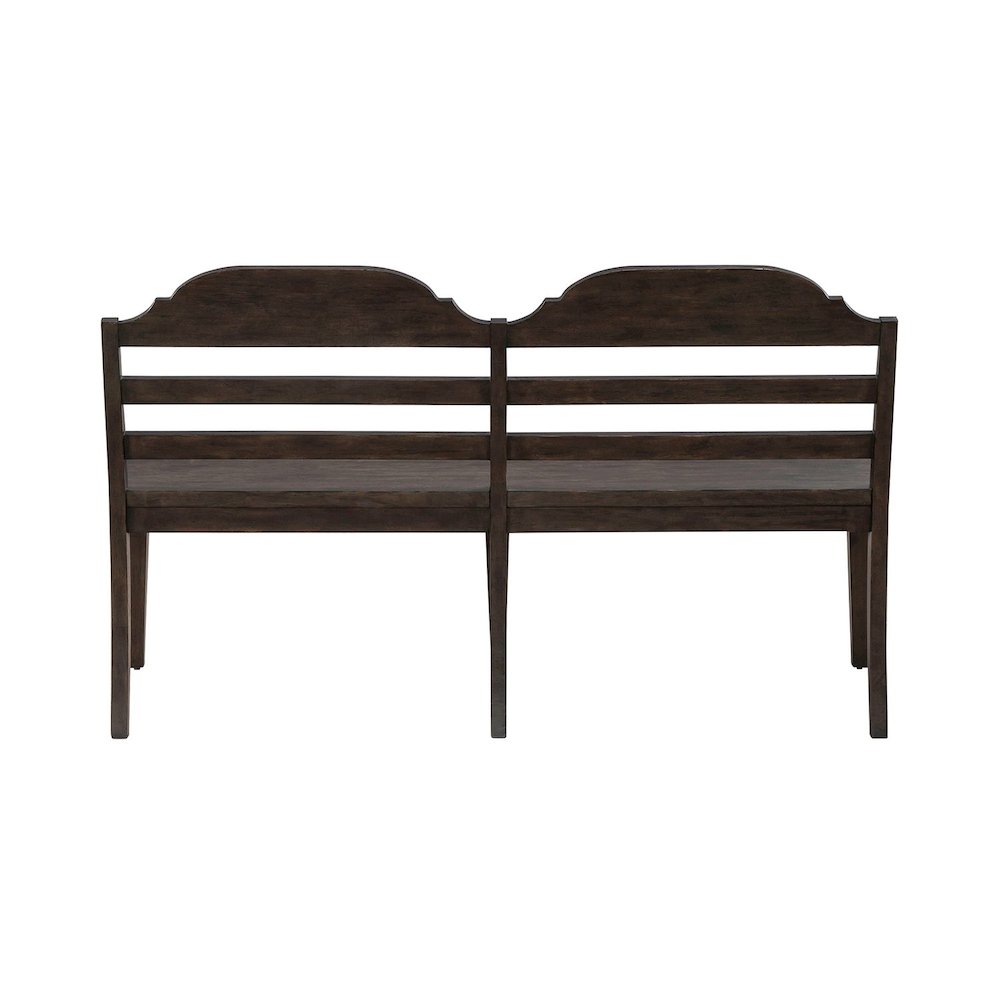 Paradise Valley Ladder Back Bench (RTA) - Saddle Brown