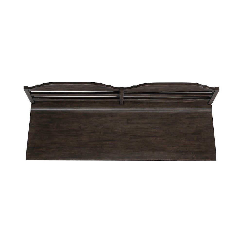 Paradise Valley Ladder Back Bench (RTA) - Saddle Brown