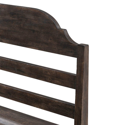 Paradise Valley Ladder Back Bench (RTA) - Saddle Brown