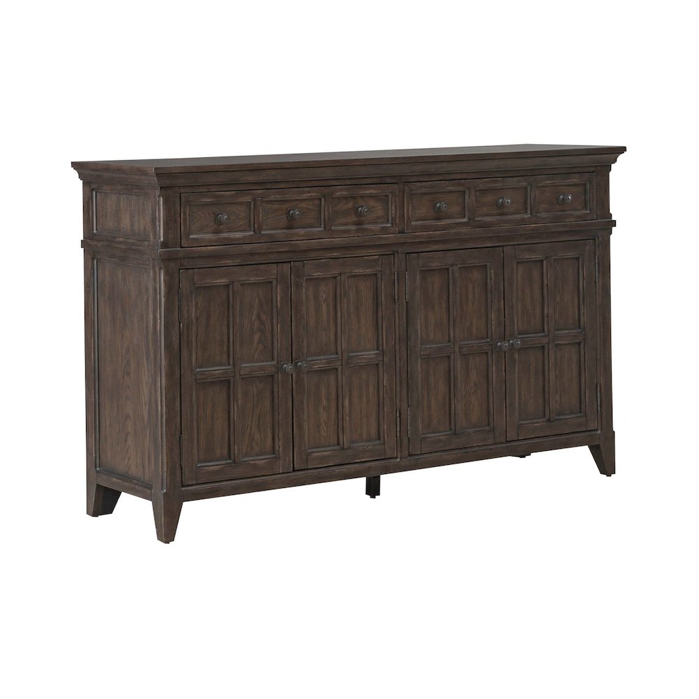 Paradise Valley Buffet - Saddle Brown Wood