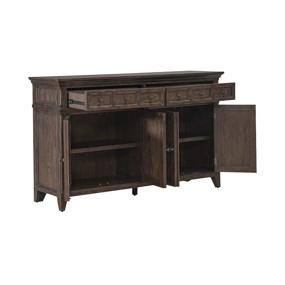 Paradise Valley Buffet - Saddle Brown Wood