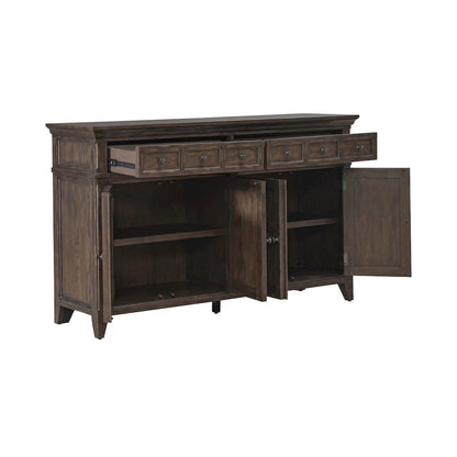 Paradise Valley Buffet - Saddle Brown Wood