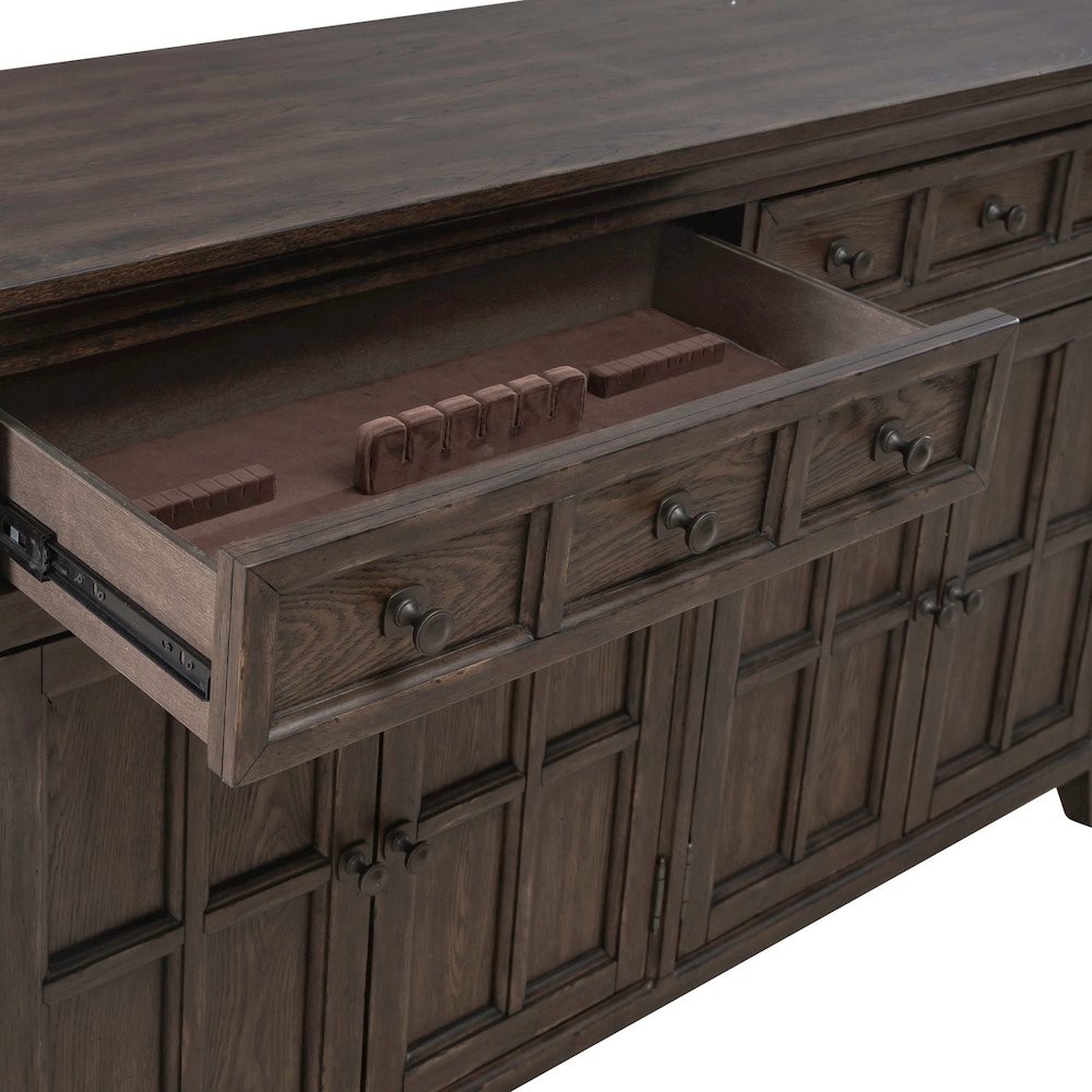 Paradise Valley Buffet - Saddle Brown Wood