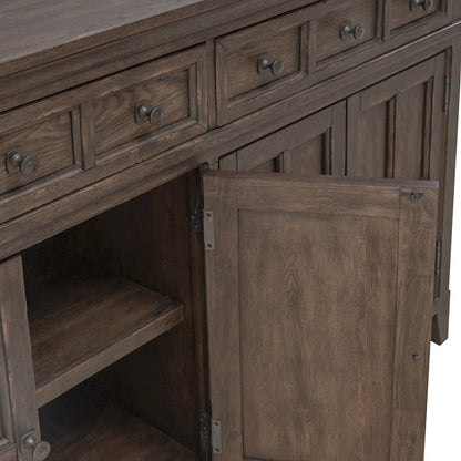 Paradise Valley Buffet - Saddle Brown Wood